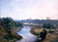 View of St Machar's from the River Don, Aberdeen