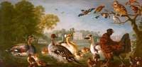A Fowl Piece with Alexander Pope’s Lodge at Twickenham in the Distance