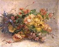 Dahlias in an Urn