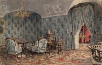 Boudoir de L'Imperatrice Marie Alexandrovna at Gatchino