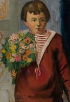 Boy with Flowers