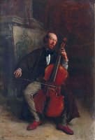 Portrait of Cellist Alexander Batta