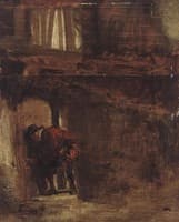 A Man Entering a House