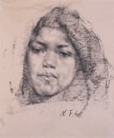 Head of an Indian Girl