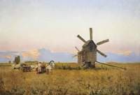 Landscape with Windmills