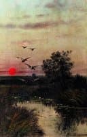 Sunset on the River