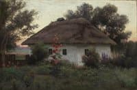 Landscape with a Hut in Ukraine