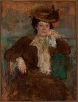 Portrait of a Woman in Brown