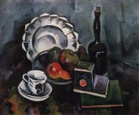 Still Life with Fruit and Tableware