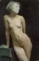 Study of a Standing Female Nude
