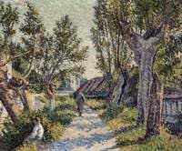 Landscape with Willow Trees