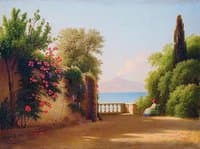 View of Mount Vesuvius