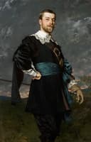 Portrait of Stanisław Czachórski in a masquerade outfit a la van Dyck