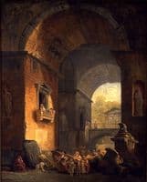 Musicians in an Archway