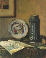 Still Life with a Blue Vase