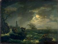 Seascape at Night