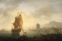Seascape at Midday with Fishermen and their Catch