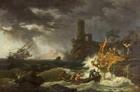 Midday:  Storm and Shipwreck