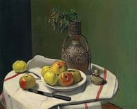 Pommes et vase marocain