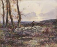Shepherd in a Field
