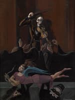 Gossip Supported by Death. Sketch for the Mise-en-Scène for the Ballet "Paganini"