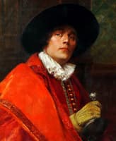 A Cavalier in a Red Cloak