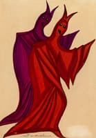 Costume Design for the Ballet Scene Walpurgis Night from the opera Faust by Charles Gounod
