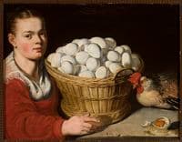 Girl with a Basket of Eggs