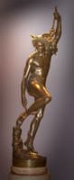 Mercury Fastening His Sandals