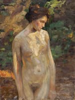 Nude in the forest