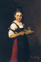 Girl with a Tray