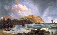 Hastings: Boats Making the Shore in a Breeze