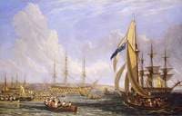 The 'Bellerophon' with Napoleon Aboard at Plymouth