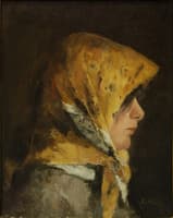 Portrait of a Peaseant with Yellow Kerchief