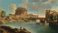 View of the Castel Sant' Angelo, Rome