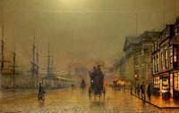 Liverpool Docks by Night
