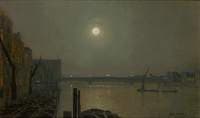 View of Battersea Bridge at Night