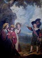 Four Children Acting Macbeth and the Witches
