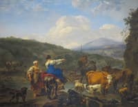 Cattle at a Watering Place