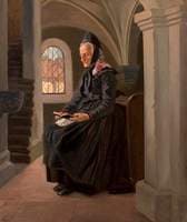 An Old Lady Reading