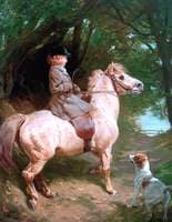 A Morning Ride, the Yellow Sheltie