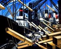 Loading Timber at Southampton Docks