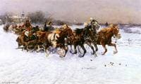 Lithuanian Sleigh Train