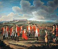 Lady Louisa Lennox with Her Husband’s Regiment, 25th Regiment of Foot