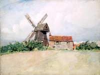 Shiremark Windmill, with Mill Cottage on Bonet's Farm, Capel, Surrey