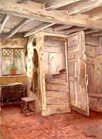 Staircase in Cottage at Limpsfield, Oxted, Surrey