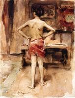 The Model: Interior with Standing Figure