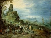 A Fish Market with the Calling of Peter and Andrew