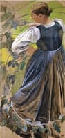 Girl in the Garden