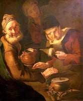 Peasants Warming Themselves